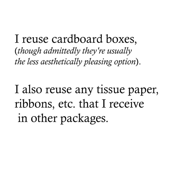 About My Packaging ♻️ - Picture 2 of 5
